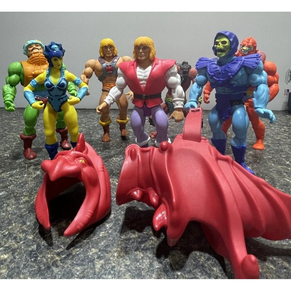 vintage he-man masters of the universe motu lot 7 Figures
